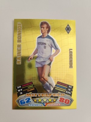 Match Attax Bundesliga Extra 12/13 Bonhof Legende 519 Mönchengladbach 2012/2013