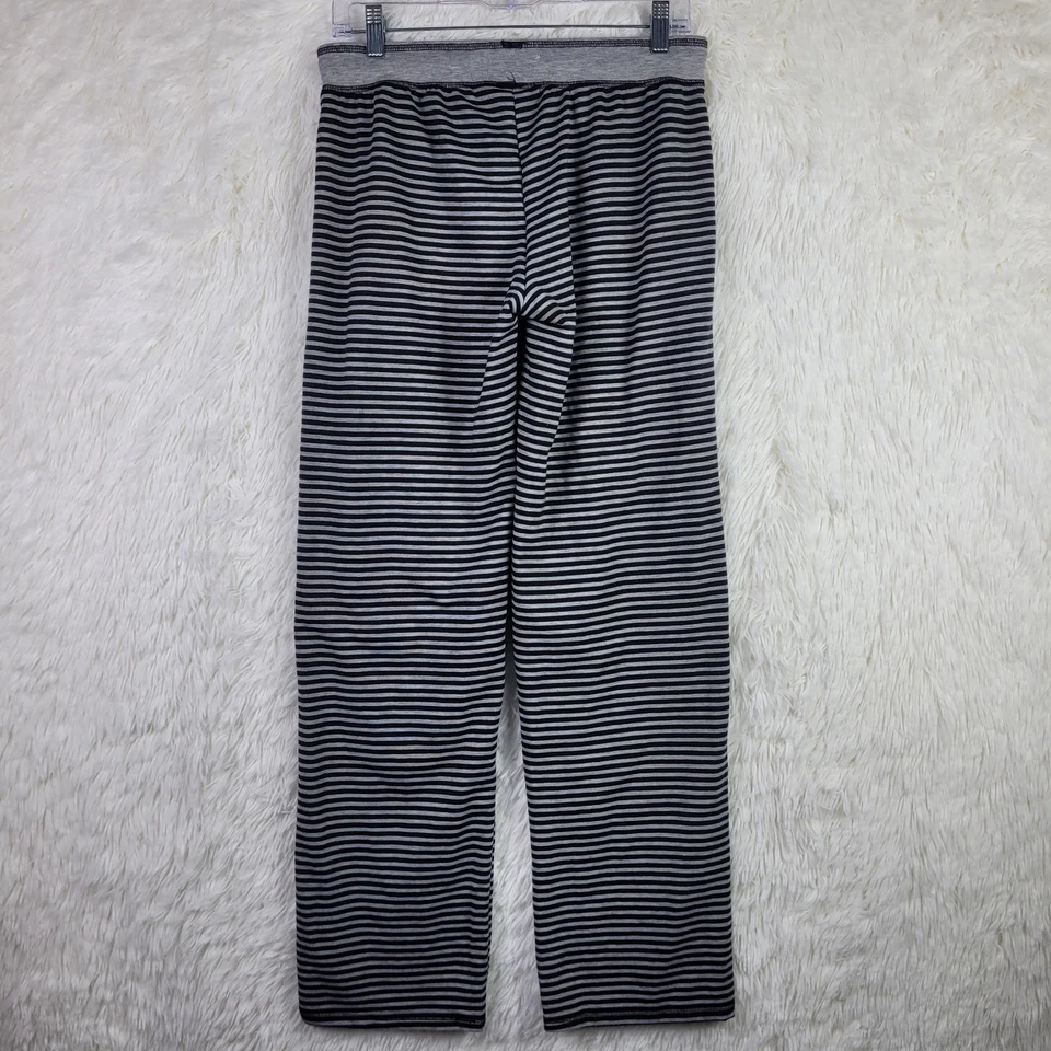 Pantalones de pijama Karen Neuburger para mujer S negros/grises a rayas ropa de salón Foto 4 de 4