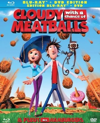 Cloudy with a Chance of Meatballs - Blu-Ray/DVD - Good BILINGUAL A NTSC