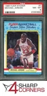 1988 FLEER STICKER #7 MICHAEL JORDAN BULLS HOF PSA 8 SET BREAK