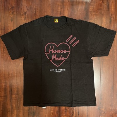 Human Made Heart Shirt Black Size XL