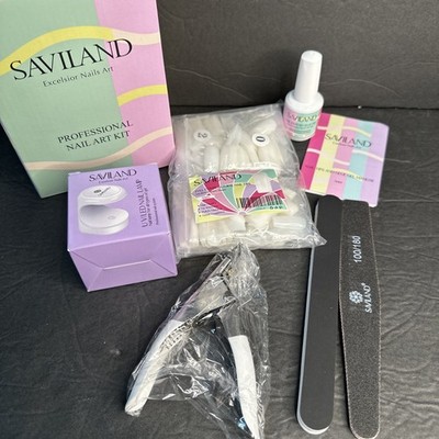 Saviland Excelsior Nail Art Professional Coffin Tools Lamp Gel NEW