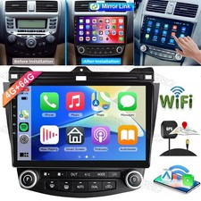 4 64GB For Honda Accord 7 2003-2007 Android 15.0 Car Stereo Radio GPS NAVI WIFI