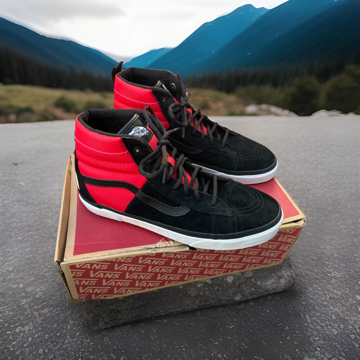 The North Face x Vans Sk8- 46 MTE DX High Red for sale | eBay