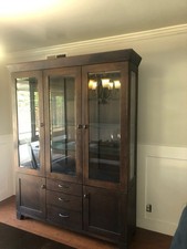 Ethan Allen Horizons Canyon China Cabinet New Vintage 2004