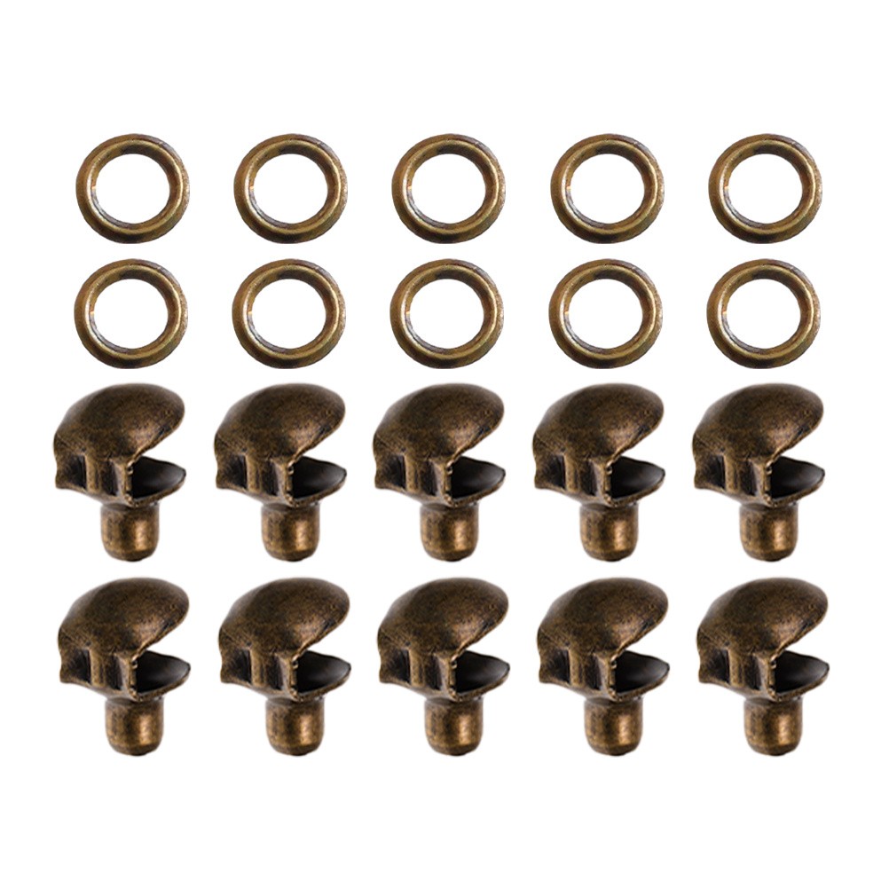 APL 10 pezzi Miss rivetto fibbia ciondoli per scarpe fibbie chiusura lacci gancio per stivali