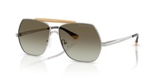 Michael Kors MK1173 18933M Silver - Green 58mm Sunglasses / New / Authentic