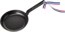 staub "Mini Frying Pan Black 12cm" Small Casting Enamel Skillet [Japan Regu 12cm