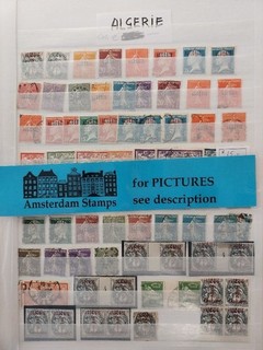 Algeria vf usato MH MNH collezione su pagine classico moderno alto valore GATTO