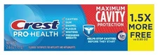 BL Crest Toothpaste 2.6oz Pro- Health Max Cavity X 12 Pieces