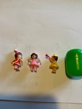 ALTFIGUREN original 70er Jahre Mädchen mit Kleid gelb