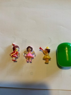 ALTFIGUREN original 70er Jahre Mädchen mit Kleid rosa