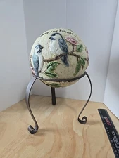 Inspiration Orb Resin Round Ball Metal Stand Treasure Family & Friends Decor