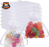 200 StüCk OrganzasäCkchen, 7 X 9Cm GeschenksäCkchen Kleine SäCkchen Zum BefüLlen