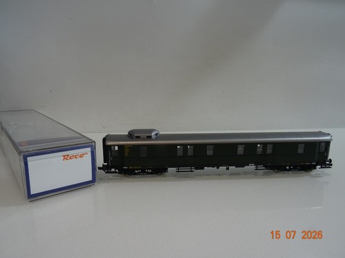 Vagón de pasajeros Roco H0 74098 A en embalaje original KS655 | Condition: Gebraucht