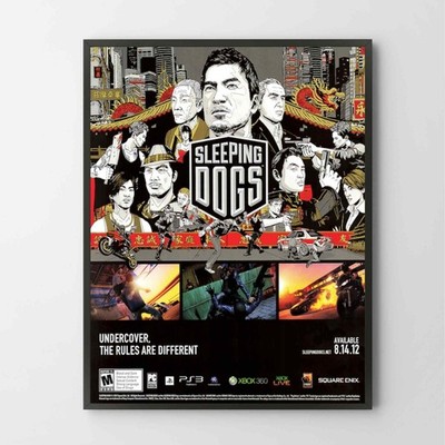 Poster Sleeping Dogs PS3 XBOX 360 Glossy Unframed Poster Print G7462