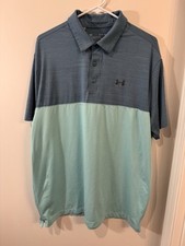 Men  s Under Armour Heat Gear Golf Polo Size XL