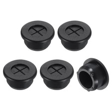 5 Pcs Cable Cord Grommet, 13/16" Inch Desk Grommet Flexible Rubber Grommets