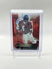 2001 QUANTUM LEAF INFINITY RED LADAINIAN TOMLINSON ROOKIE # /35 