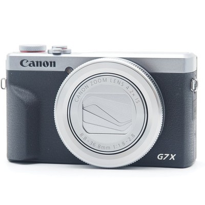 Canon PowerShot G7 X Mark III 20.1MP 4K Kamera Silber Boxed [Near Mint] JP