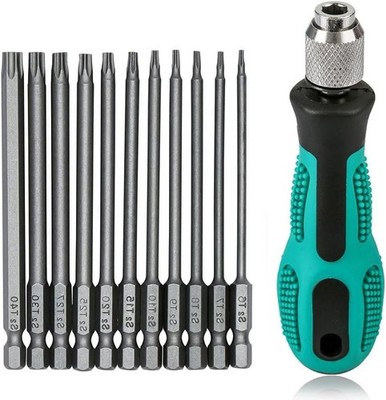 Torx Screwdriver Set Magnetic S2 Steel Bits