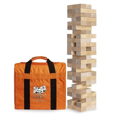 Jenga Giant - Hardwood Blocks - Stacks to Over 4 Feet - Officially Licensed -...