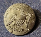 PRE CIVIL WAR CARVED HORN U.S EAGLE BUTTON DIPLOMATIC/PATRIOTIC ALBERT#UU-141-TY