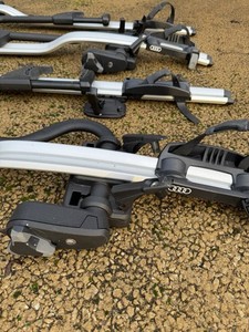 2 x Bike Roof Rack holders (Audi Q7 2016 Onwards). Keys, Used Twice .