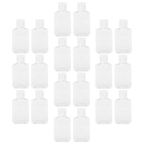 20 Pcs Portable 60Ml Transparent Empty Bottles Travel Lotion Storage - Picture 4 of 12