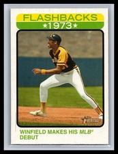 2022 Topps Heritage #BF-7 Dave Winfield Baseball Flashbacks San Diego Padres