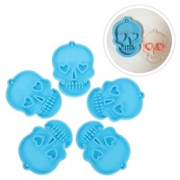 5 Pcs GießFormen Aus Silikon Epoxidharz AnhäNger Silikonformen Zum Basteln