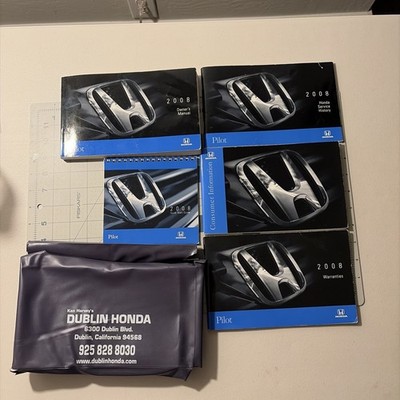 2008 Honda Pilot Owners Manual OEM complete W/Dealership Pouch Dublin Honda 6pc