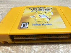 Pok&eacute;mon Yellow Version N64 Video Games for Nintendo 64 Console US Version