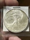 1996 AMERICAN SILVER EAGLE 1 OZ. FINE SILVER COIN 999 KEY DATE  No Reserve !!!