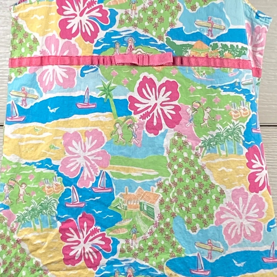 Rugged Bear Sundress Tropical Floral Sleeveless Casual Dress Girls Size 10 - Image 4 of 4