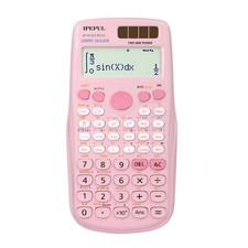 Scientific Calculators, Pink Math Calculator with 417 Function, Solar Battery...