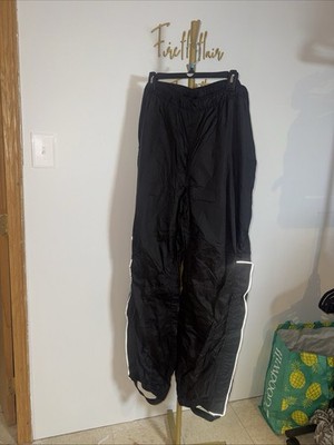 Harley Davidson Raining Pants with Reflectors Size XL Men s Black Waterproof EUC