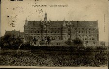 Plouharnel France Kergonan Abbey WWI soldier Sgt W Raidke AEF censor stamp 1919