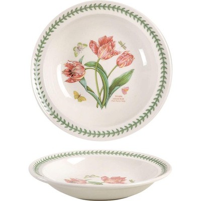 Portmeirion Botanic Garden Parrot Tulip 9'' Individual Pasta Bowl