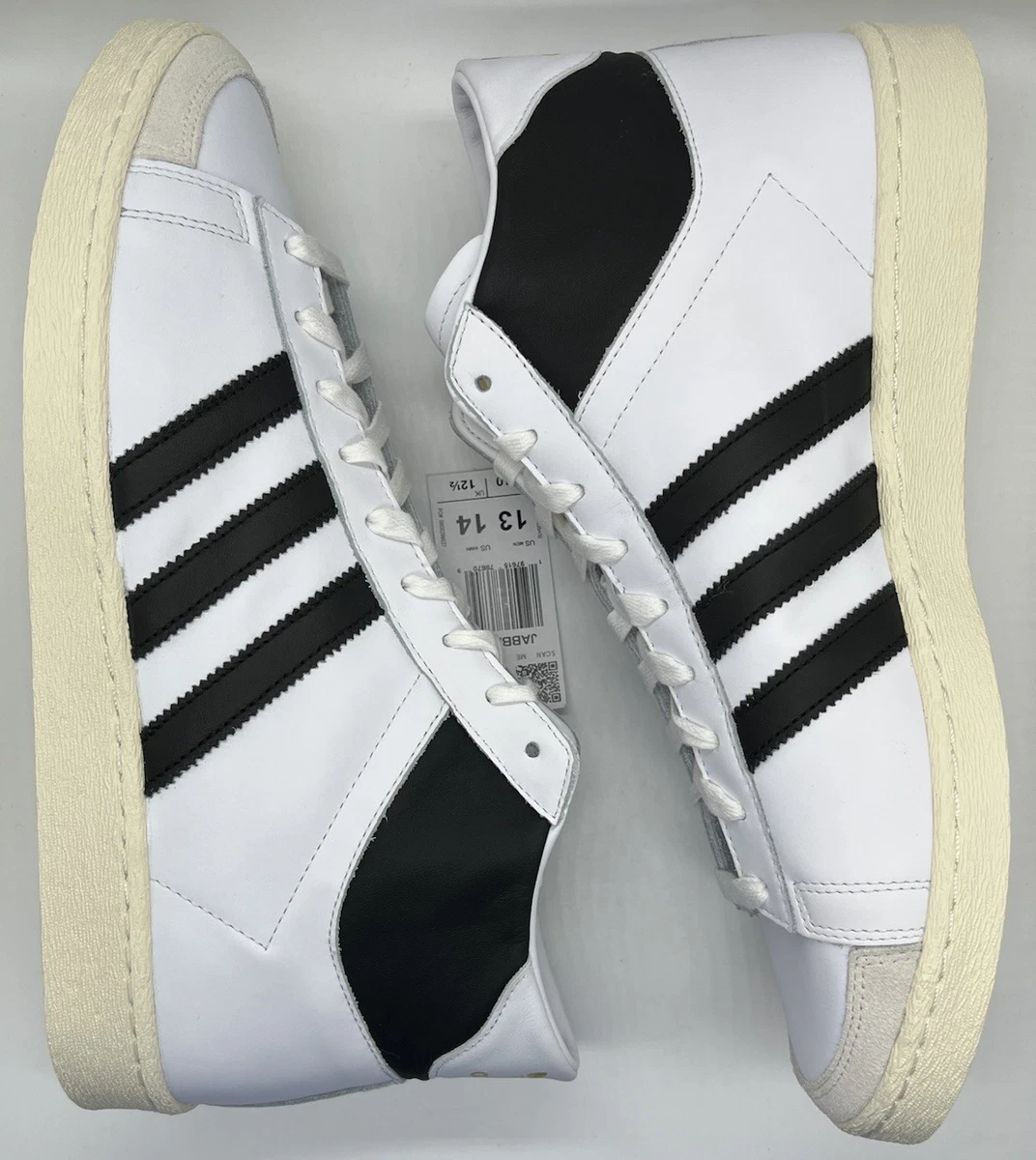 New Adidas Jabbar High \'White Black\' Men\'s Basketball Sneaker Shoes Size 10 adidas Jabbar Hi Shoes - White | Free Shipping with adiClub main image 3