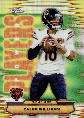 2025 Topps Chrome Power Players Refractor #PP-7 Caleb Williams