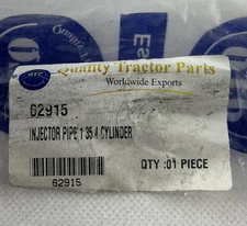 QTP 62915 Fuel Injection Pipe No. 1 Massey Ferguson 35 4-Cylinder Diesel thumbnail 3