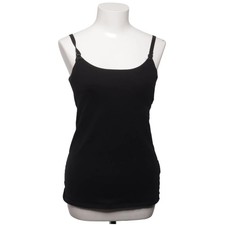 H&M, Still-Tanktop, Größe: S, Schwarz, Baumwolle/Elasthan, Einfarbig, Damen #omO