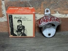 Vintage Coca Cola Old Fashioned Bottle Opener Wall Mount With Box