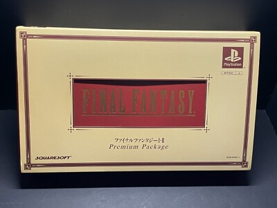 Final Fantasy I II Premium Package Japan PS1 NTSC-J Squaresoft 3 Figuren