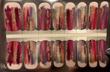 Color Nail Polish Strips 16ct. Painted 2. Please Read Description Below.