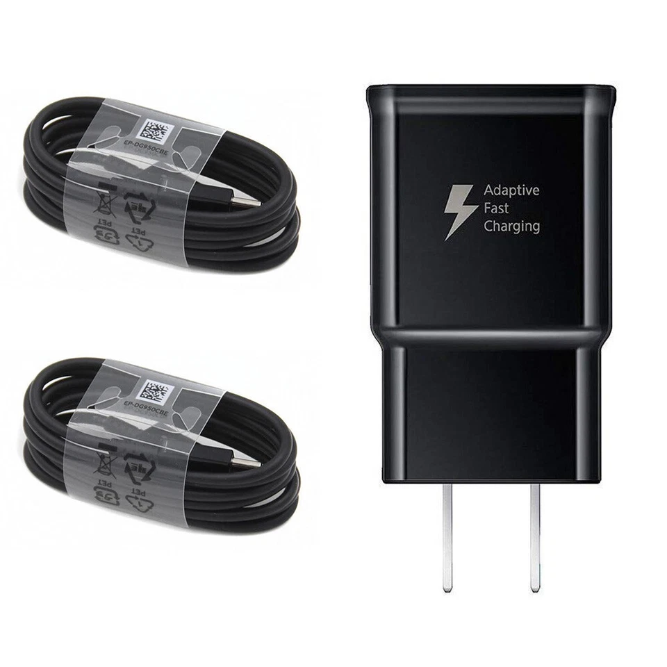 For Samsung Galaxy S8 S9 S10 S20 Ultra Note 20 10 Fast Charger USB Type C Cable - Image 2 of 4