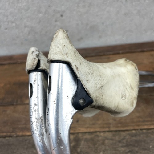Vintage Dia Compe BRS Blaze Brake Lever Set Aero Road Bike White Suntour A4 - Picture 4 of 16