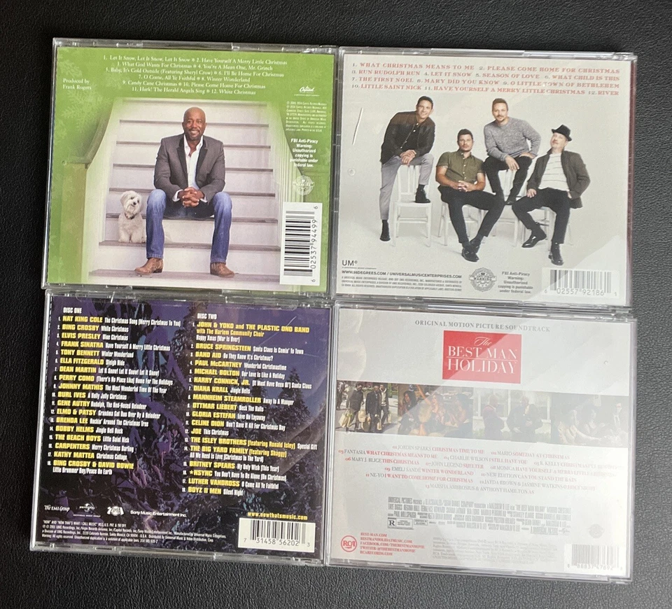 10 Christmas CD Lot: Rob Thomas Darius Rucker, 98°, Now That’s What I Call… Foto 3 de 4
