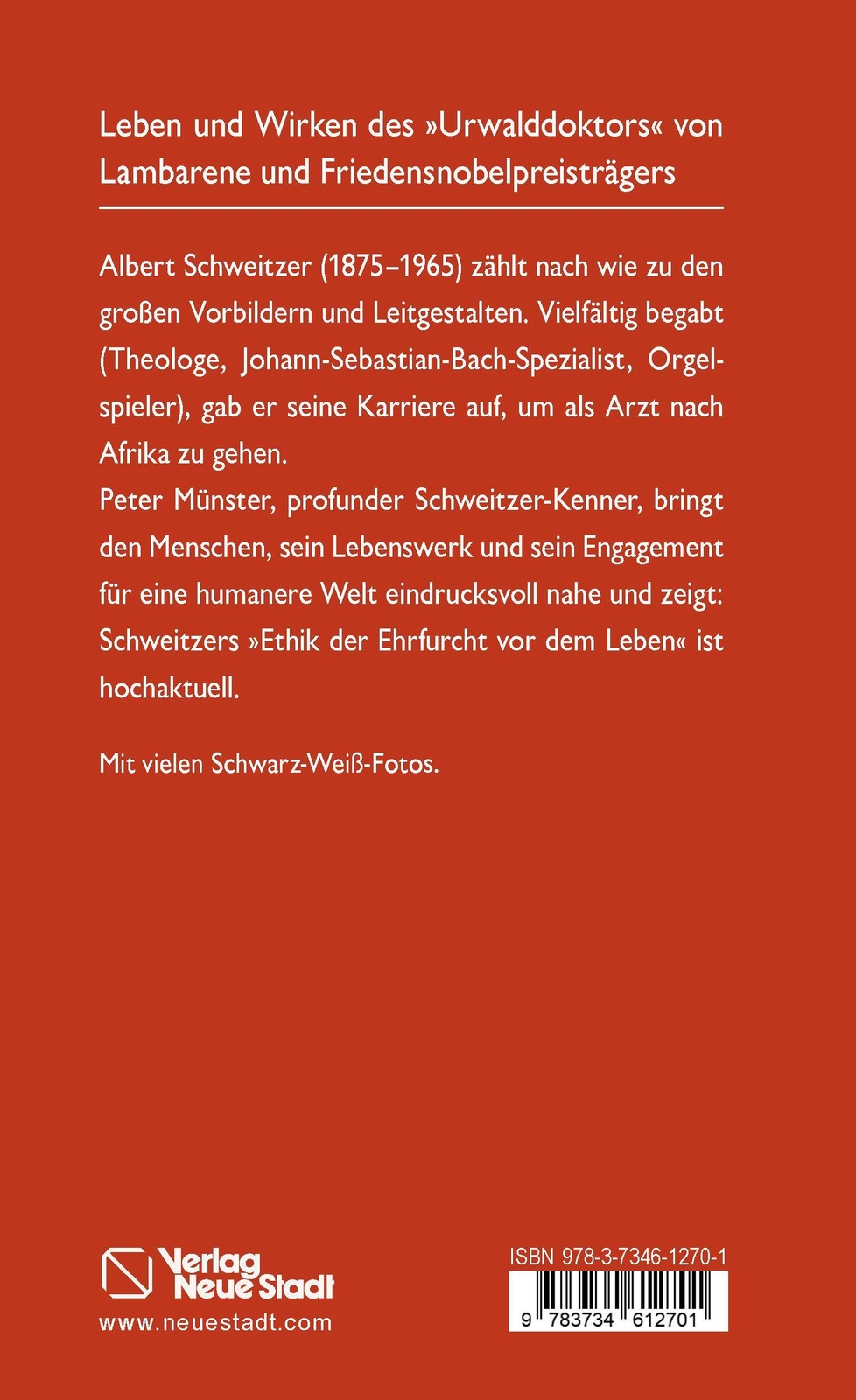 Thumbnail - Albert Schweitzer Der Mensch - Sein Leben - Seine Botschaft Peter